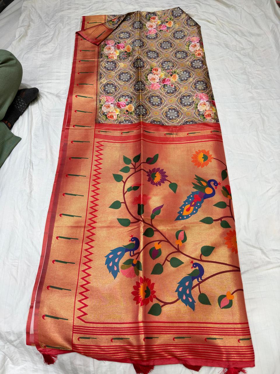 ACFPL SEMI PAITHANI SAREE 7