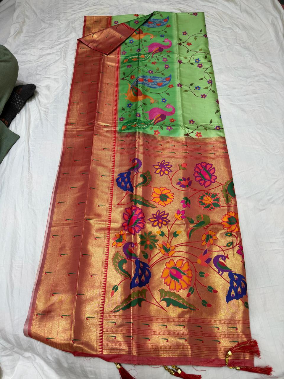 ACFPL SEMI PAITHANI SAREE 9