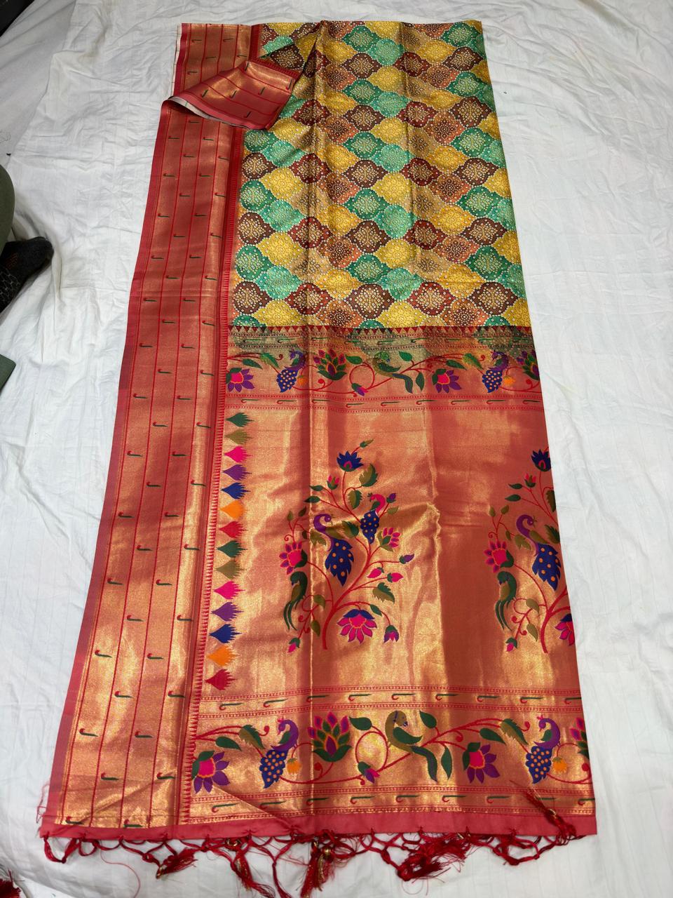 ACFPL SEMI PAITHANI SAREE 3