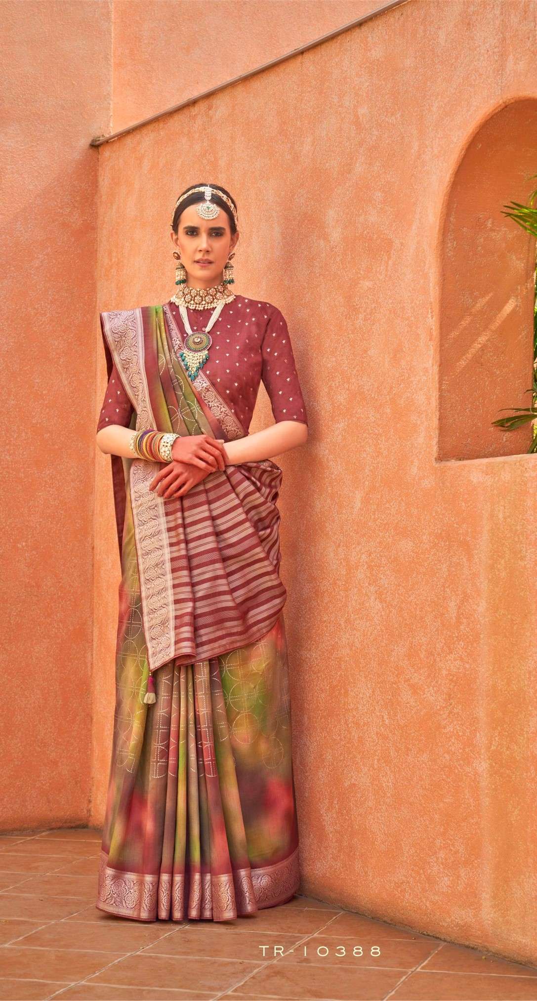 Acfpl Trirath Rang Tarang Saree Tr 10388